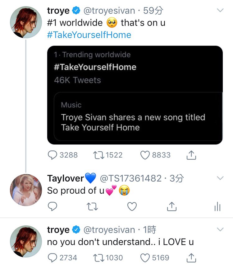 TS17361482's tweet photo. My 2020 birthday wish was to see u on your Chinese Tour 🇨🇳 If it’s possible for you to come back here💙 Too much heartache for this year😭#TakeYourselfHome makes me feel better.Thx troye https://t.co/mkK4idsRbw