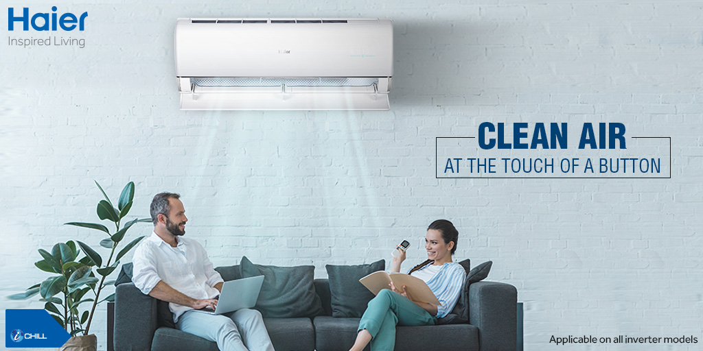 IndiaHaier's tweet photo. The Haier AC comes with a Self-Clean Technology which enables you to maintain and clean the evaporator unit of the air conditioner by just tapping on a button.
Know More: https://t.co/XnLpOJWOOx
#SelfCleanWithHaier #AirConditioners #HomeAppliances #InspiredLiving https://t.co/F1rERSzhQP