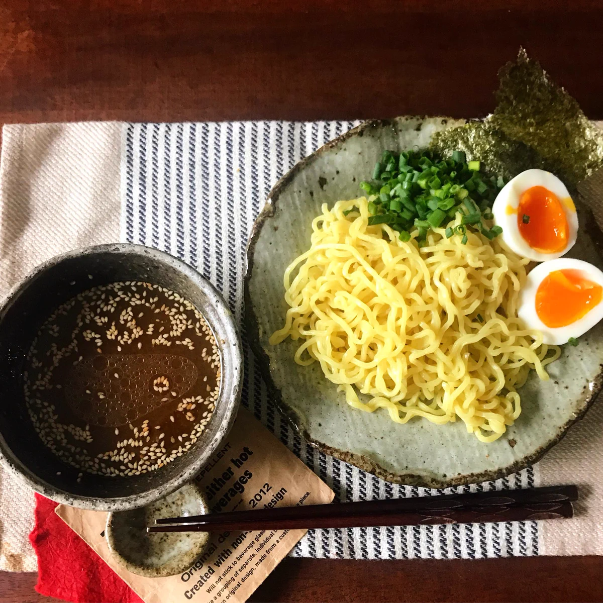 なかなか外食できない方に！何回も試作して解った。調味料5つで「絶品つけ麺」が作れちゃう。