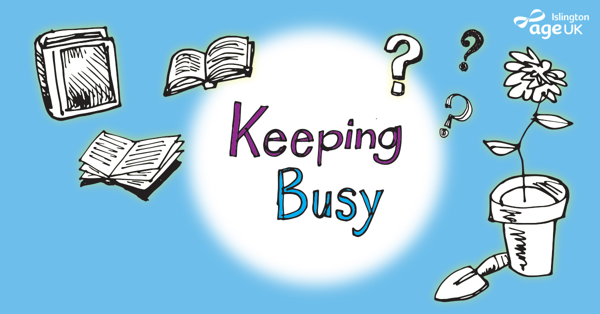 If you need to stay home, there's lots that you can still do to keep active &amp; engaged.  Try out some ideas from our new "Keeping Busy" guide!  Let us know how you're spending your time! bit.ly/2yraK5v #keepbusy #covid19 #socialprescribing <a href="/IslingtonGp/">Islington GP Federation</a> <a href="/nalwuk/">National Association of Link Workers</a> <a href="/nclstp/">ncl</a>