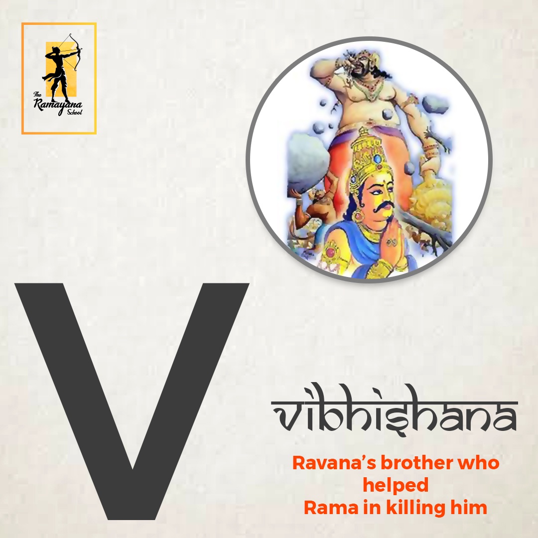 Teach kids ABCD, the Ramayana Way !Now V is not only for Van, V is also for VibhishanaSource: @RamayanaSchool  #Ramnavmi  #राम_नवमी  #HappyRamNavami