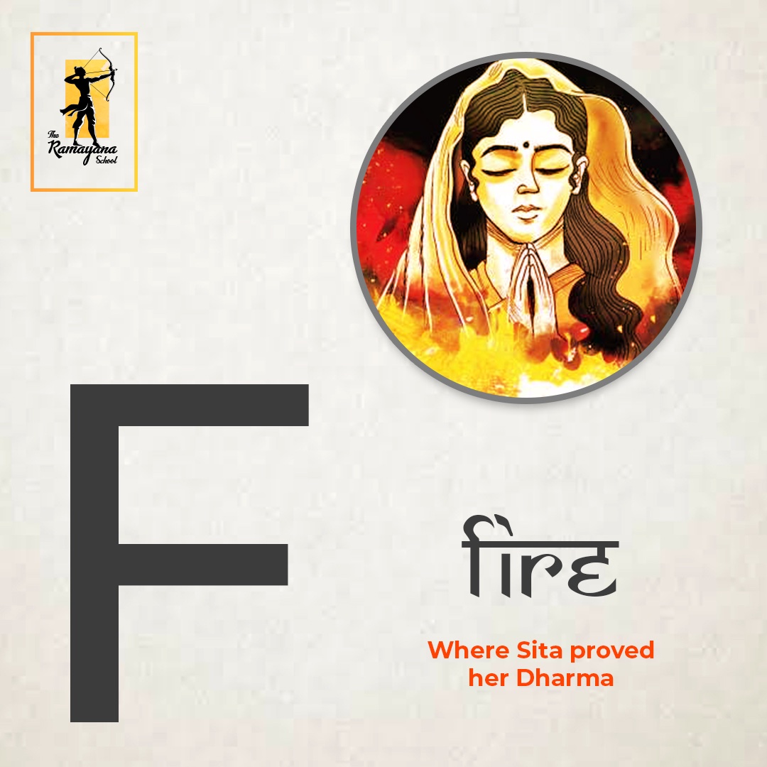 Teach kids ABCD, the Ramayana Way !Now F is not only for Frog, F is also for FireSource: @RamayanaSchool  #Ramnavmi  #राम_नवमी  #HappyRamNavami