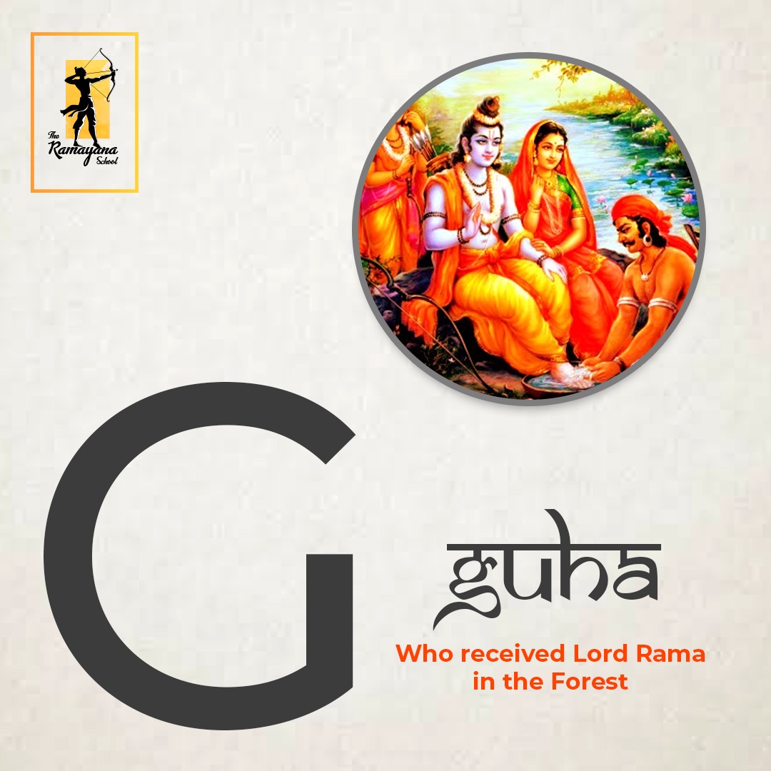 Teach kids ABCD, the Ramayana Way !Now G is not only for Goat, G is also for GuhaSource: @RamayanaSchool  #Ramnavmi  #राम_नवमी  #HappyRamNavami