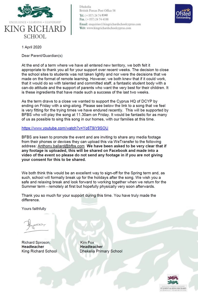 King Richard School tweet media