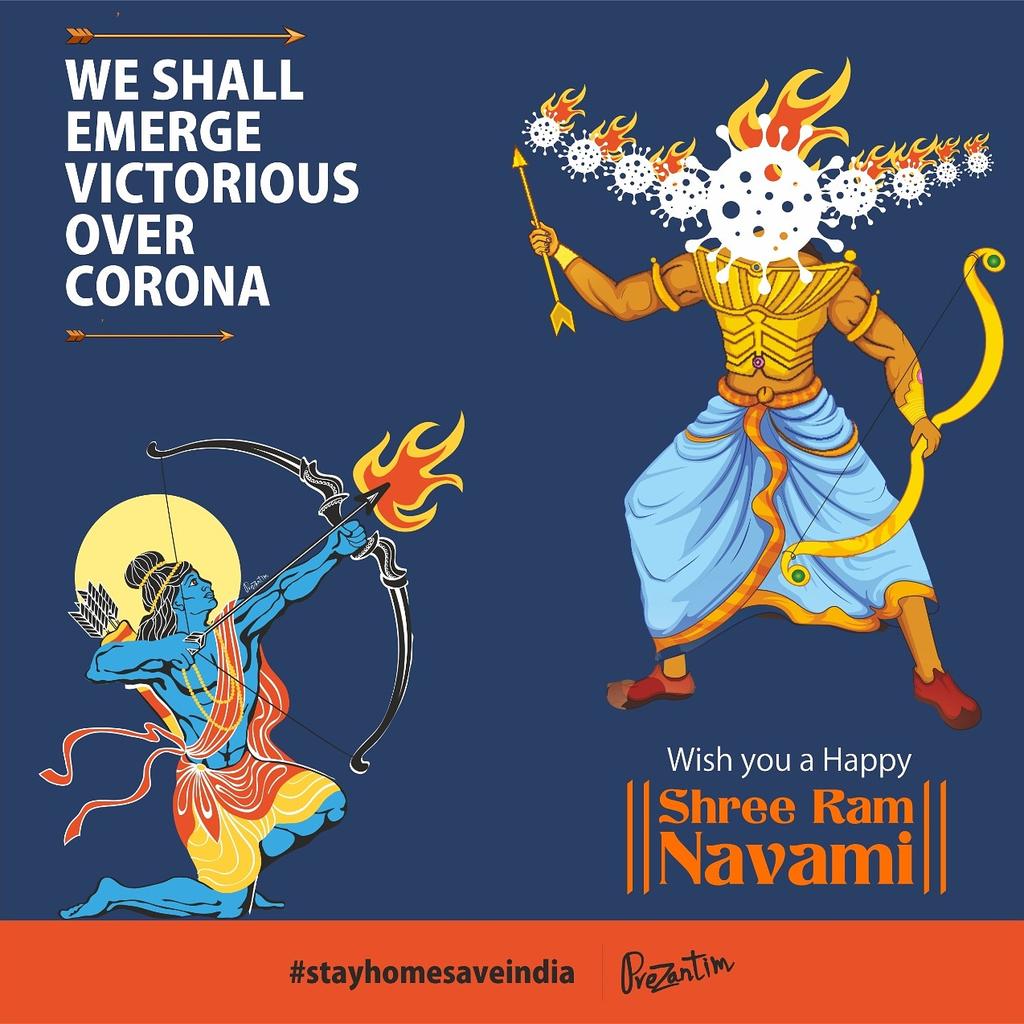 pradeepyuvaraj's tweet photo. We shall emerge victorious over Corona. Happy Ram Navami. @narendramodi @CMOfficeUP @myogiadityanath @DrSJaishankar https://t.co/XZiLHvvKGl