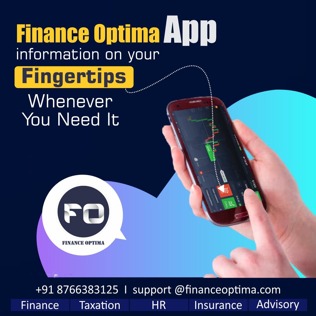 FinanceOptima's tweet photo. Finance Optima App -Information on your fingertips
Contact Us: +91 8766383125
https://t.co/PFjJZmE3Mu

#Services #finance #taxation #Hr #insursnce #incometax #cpa #audit #advisory #startups #Gst #accountservice
#financialadvisor #sme #msme #funding #export #import #registration https://t.co/SGovj9z7Tb