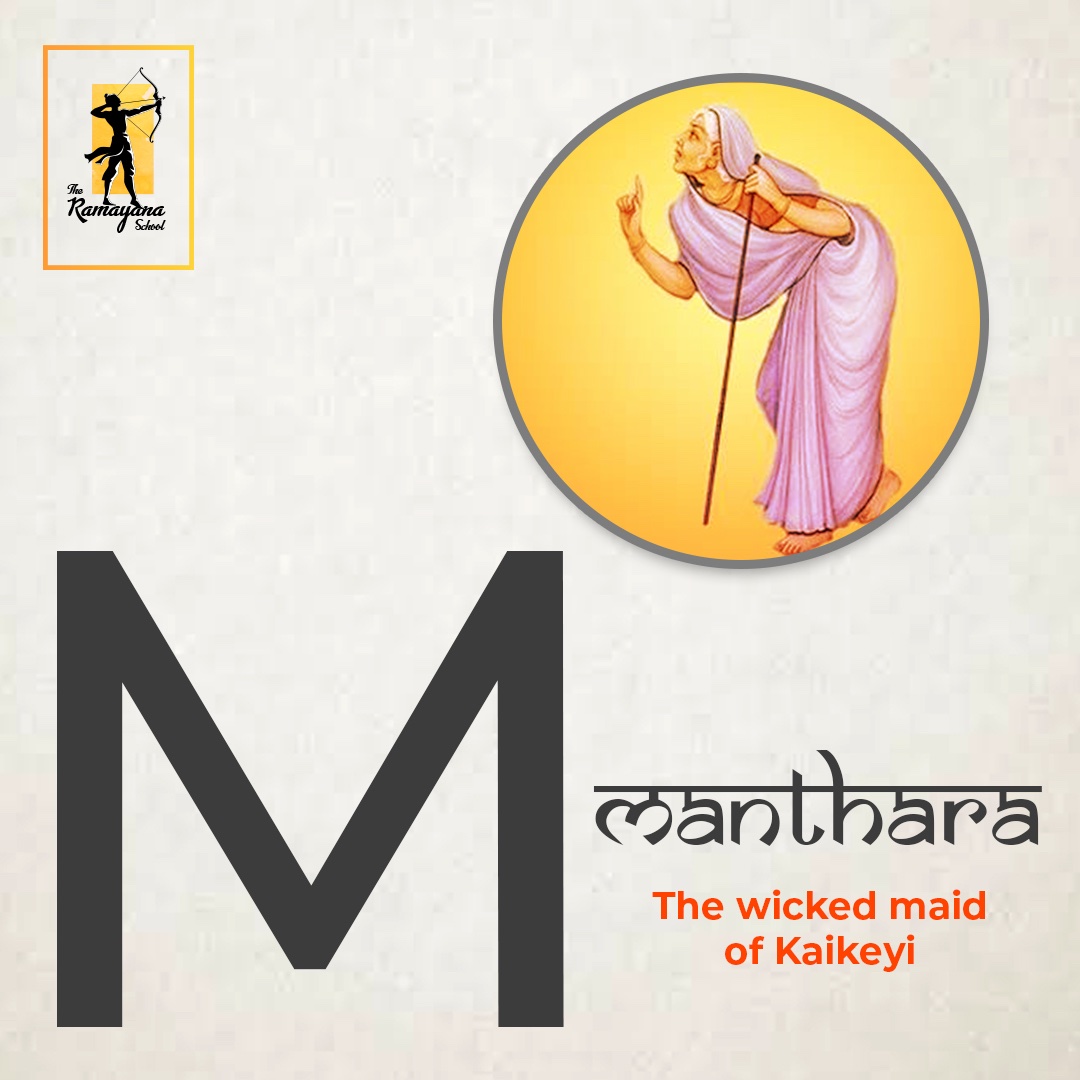 Teach kids ABCD, the Ramayana Way !Now M is not only for Mango, M is also for MantharaSource: @RamayanaSchool  #Ramnavmi  #राम_नवमी  #HappyRamNavami