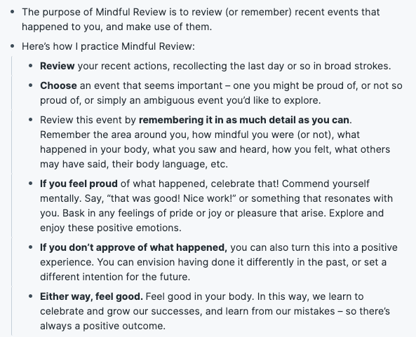 Revisiting personal events, emotions etc is a bit similar to  @tasshinfogleman's concept of Mindful Review  https://fortelabs.co/blog/the-case-for-first-brain-memory/. He also talks about an interesting concept of Lembranisation.