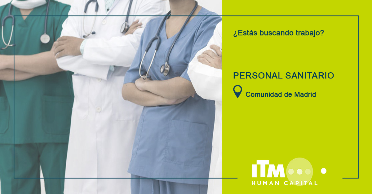 ITMETT's tweet photo. #Empleo | Buscamos personal sanitario para reforzar las plantillas de varios centros de la comunidad de Madrid a jornada completa y gericultores/as para  residencia de personas mayores.

Enfermeras/os 👉 https://t.co/XROTGzCnrq
Gerocultores/as 👉 https://t.co/lJi1f19Rtd https://t.co/I6zsythCid