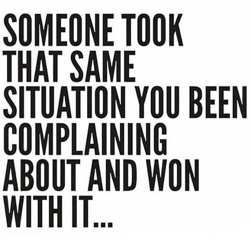 Definingthenorm's tweet image. That’s why you gotta stop complaining and get off your ass...simple math