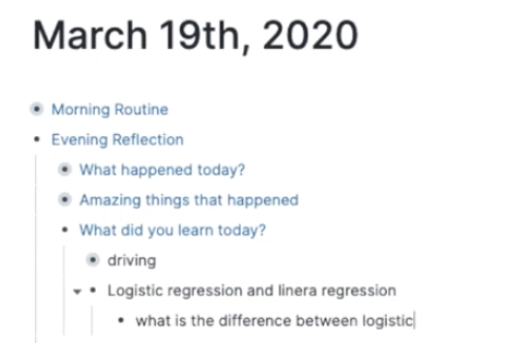 There's been a lot of enthusiasm around spaced repetition in  @RoamResearch, and I particularly like  @ShuOmi3's implementation of adding SRS questions while note taking . Advantage of doing it all in Roam is that you can always expand context.