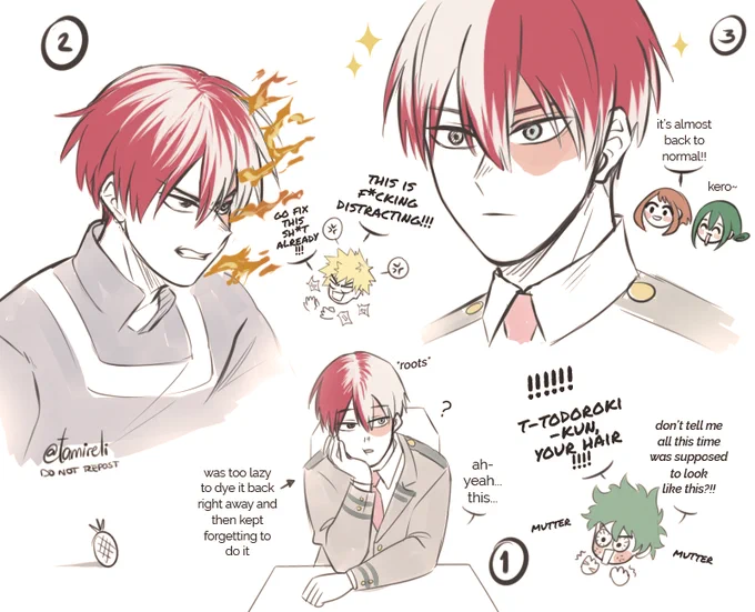 A continuation(?) //His prank just took a little longer to take effect on the victims :'3c
#bnha #mha #轟焦凍
#todorokishouto 