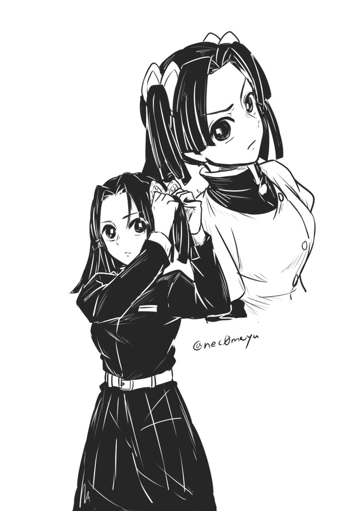 神崎アオイ 猫眉のイラスト