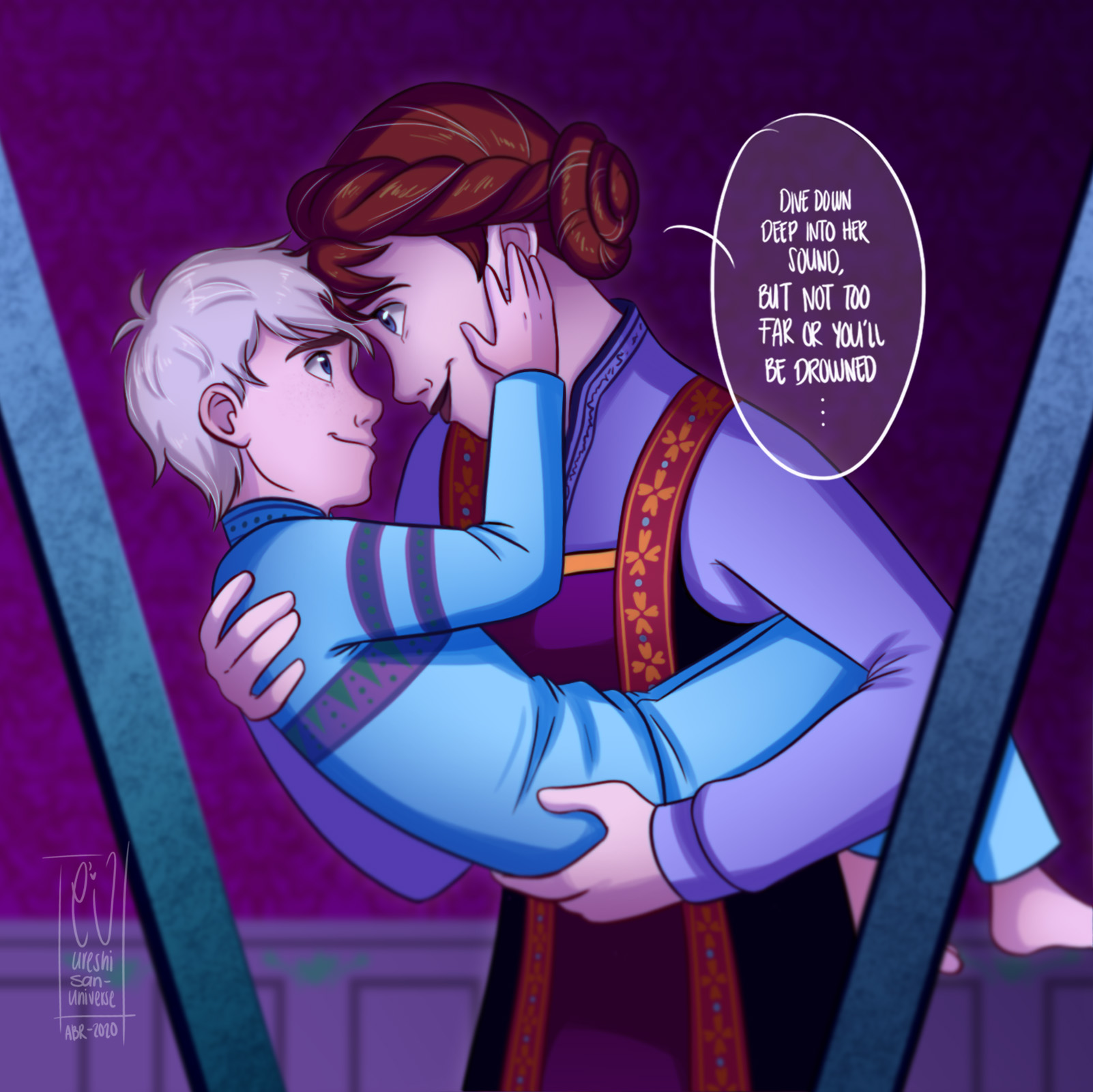💝✨u r e s h i - s a n ✨💝 on X: "Elías (Elsa Genderbend) and Queen Iduna.  HC: Elías always wanted to have long hair but their parents always cut
