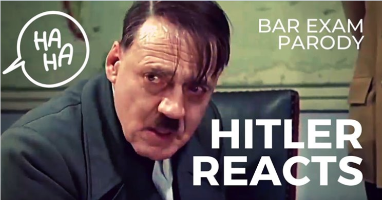 mycrushendo's tweet photo. While we're all anxiously awaiting February bar results, Hitler just got his.
#lawschool #humor #barexam #hitlerreacts #parody -->
https://t.co/yzCcG0MaGP https://t.co/gupDecHDj1