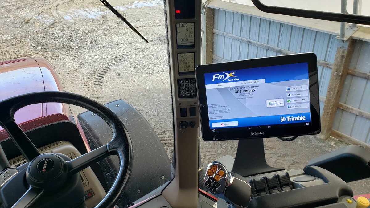 gpsontario's tweet photo. @Trimble_Ag TMX-2050 #FieldIQ with autopilot and Centerpoint RTX upgraded and ready for #plant2020 https://t.co/PYpUDXBHXH