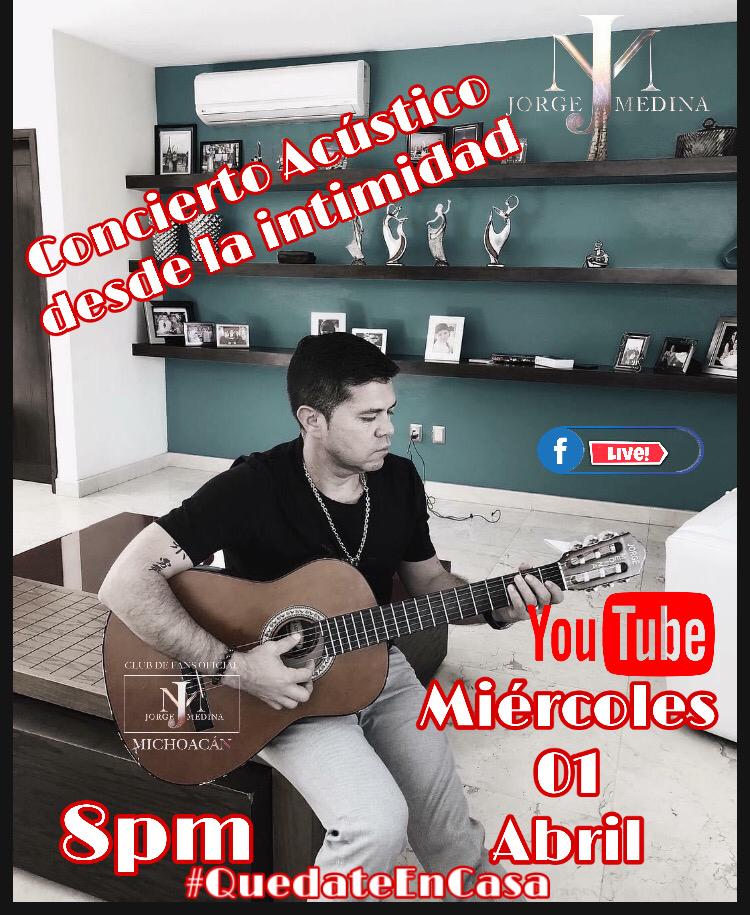 asiomasclarojm's tweet photo. En vivo a través de @YouTube 🔥🖤🎶
#QuédateEnCasa Está por comenzar!!!!
@j_medina37 https://t.co/WLutF3iI4C