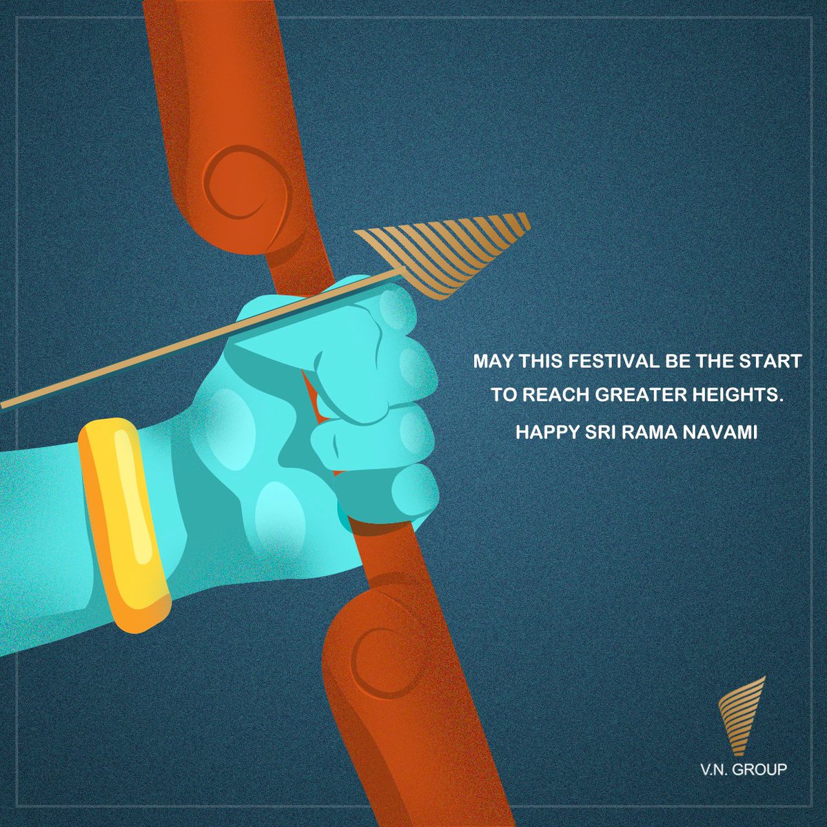 VNgroupIndia's tweet photo. May this festival be the start to reach greater heights.
Happy Sri Rama Navami!

#SriRamaNavami #Navami #RamaNavami #Jayshreeram #mahanavami #ramnavami https://t.co/u4remKv5op