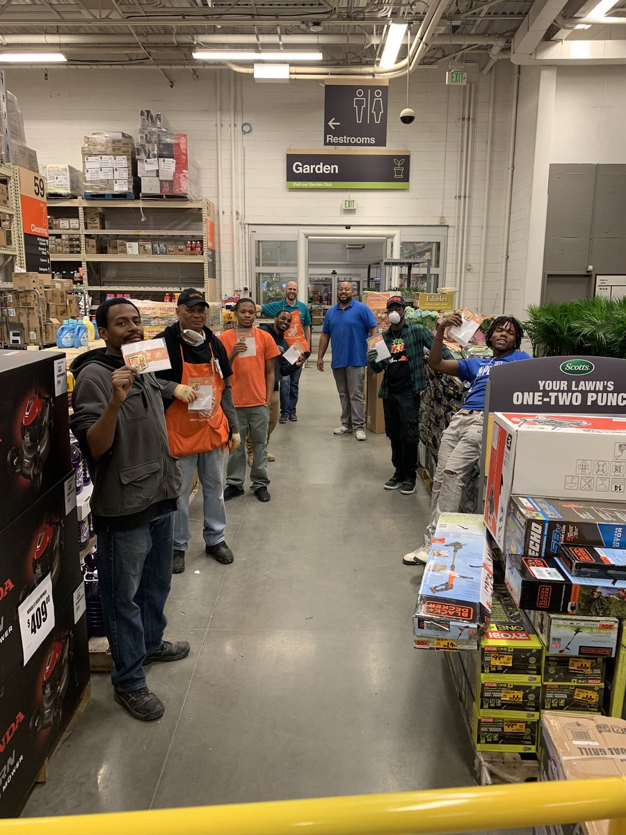 I would like to recognize  some guys who have been putting in long hours and coming in on there days off to make sure the store is customer ready each day.