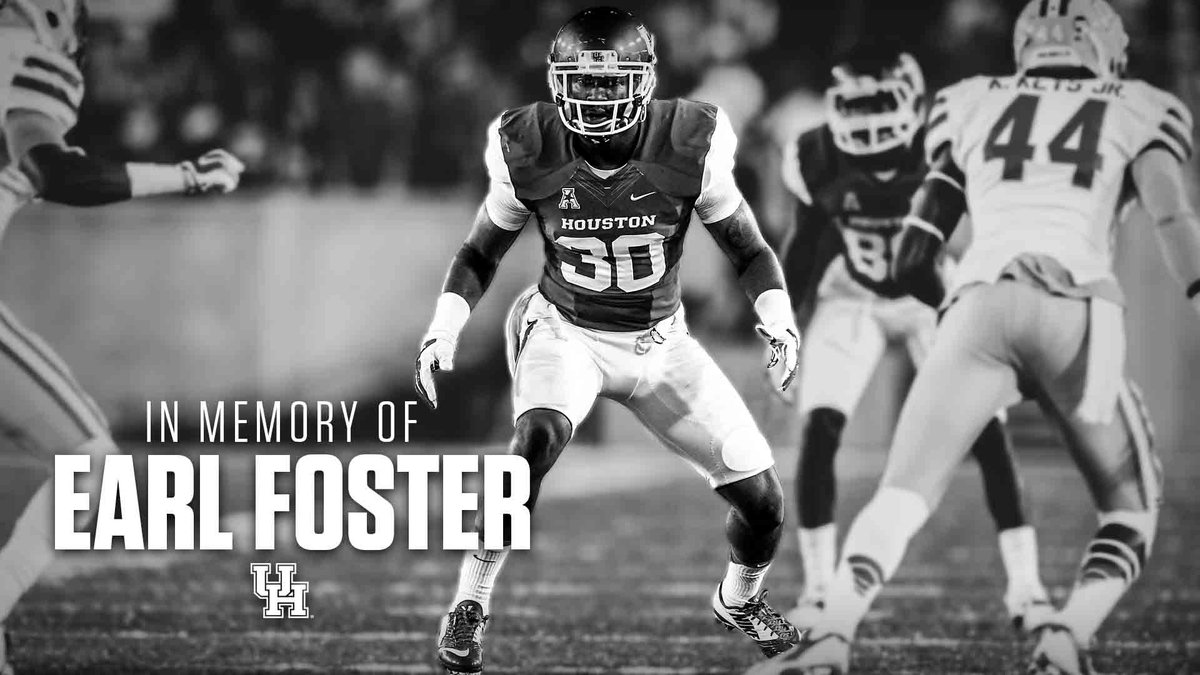 We are saddened by the passing of former Houston letterman Earl Foster. Our thoughts and prayers are with Earl's family and friends during this difficult time.