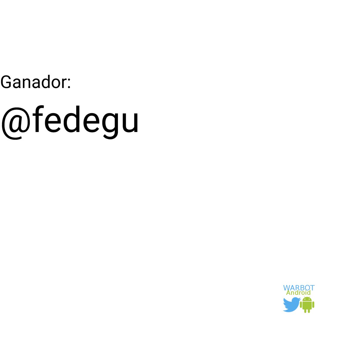 BvBot's tweet photo. |VICTORIA en 'El dominio Nigga'|
 El afortunado es: @fedegu #WarBotApp https://t.co/TCc4aoQOcp