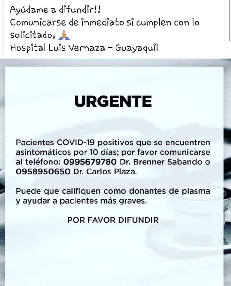 JSPC_BSC's tweet photo. SOLO ASINTOMÁTICOS #CoronavirusEcuador https://t.co/jSwsUJ0f1J