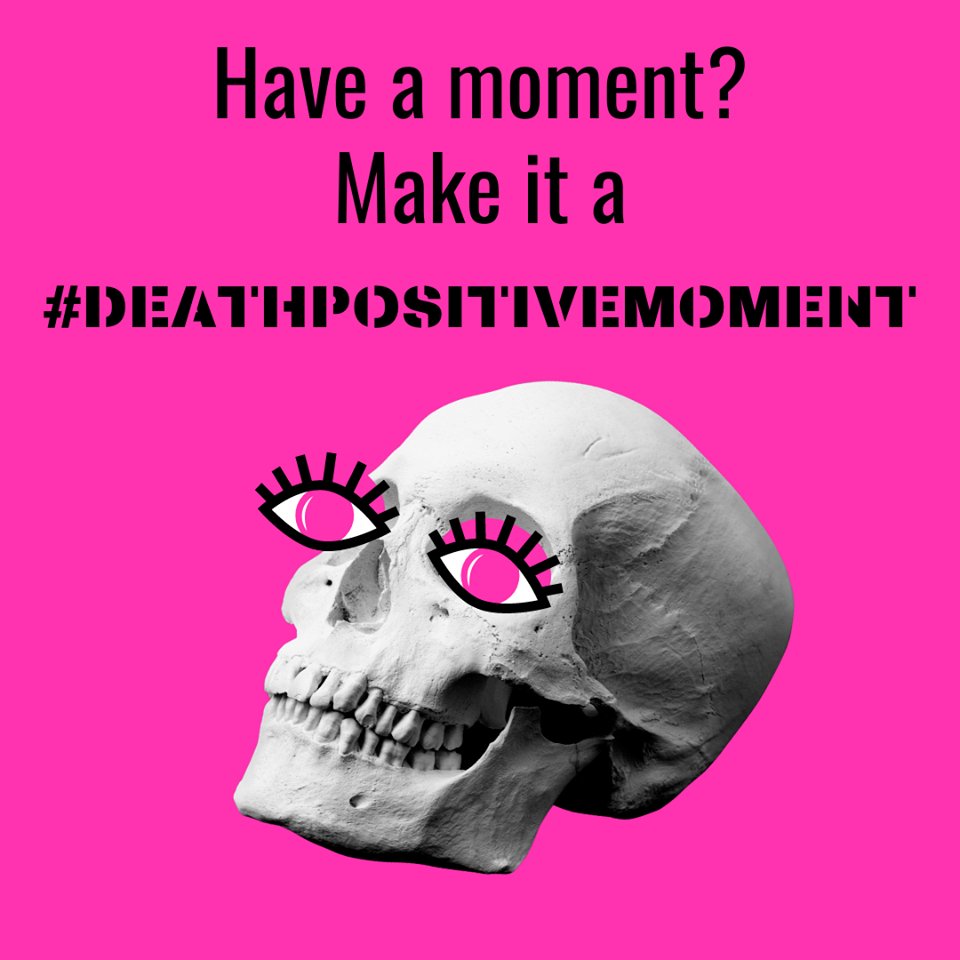 TheStyxChyx's tweet photo. Have a moment? 
🤨
@TheStyxChyx are committing to sharing a #DeathPositiveMoment every day in April. 
🏴‍☠️
We will explore topics related to this global pandemic &amp; share our perspectives on what it means to #BringDeathtoLife.
🖤
#letstalkdying #currentevents #deathpositive https://t.co/Obj0GPKqhl