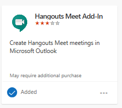 AACPS_Data's tweet photo. Is anyone else frustrated that it isn't easier to make a Google Hangouts Meet appointment in Outlook? Well, release your frustrations! You can get an Add-In from Outlook that puts a google meet link in your calendar invites. https://t.co/sbWHrHegBS https://t.co/m88QrwXchI