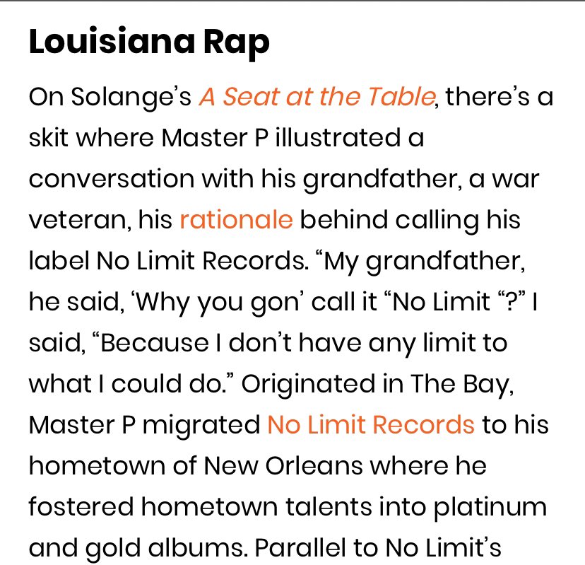 for those unfamiliar with mannie fresh louisiana rap and southern rap. what cash money did in the ‘90s laid the foundation for acts such as lil wayne to achieve national success and for contemporary rappers like drake and g-eazy to steal the region’s sound to chart on billboard.