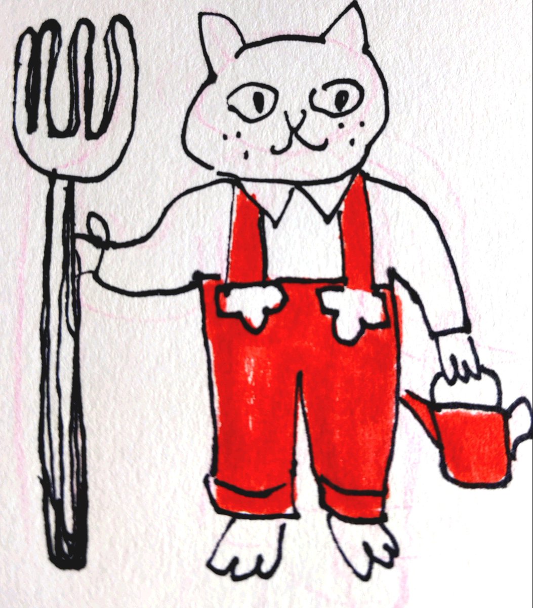 Thanks <a href="/gemmacorrell/">Gemma Correll</a> for the Doodling for Cat People amazon.com/Doodling-Cat-P…. Really fun to draw. Learning by being a copy cat 😀