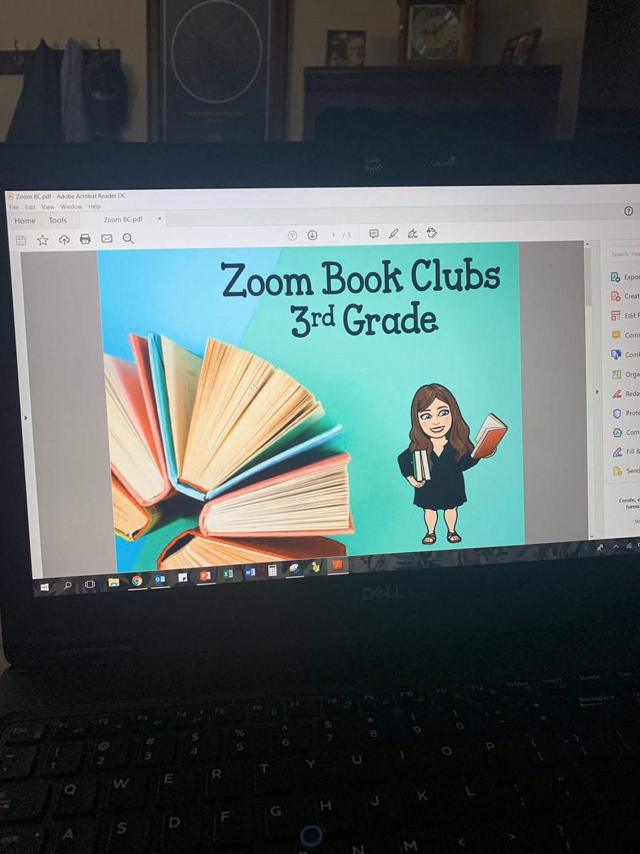 cssroberts's tweet photo. I miss the classroom and my students, but this might help make remote learning better! Zoom Book Clubs coming soon! #stuebesquad #OnlyOneLakeview #remotenisd https://t.co/yyJ1UjCOfC