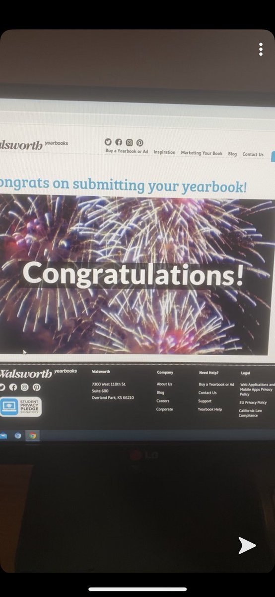 MsWilkins103's tweet photo. With lots of things getting canceled due to Carona, the yearbook staff has worked sun up to sun down since school closed to ensure that the yearbook wasn’t one of them!! The yearbooks are officially sent to print!! https://t.co/zvEKKxGPmJ