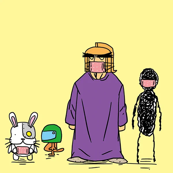 ヴァンプの手作りマスク 