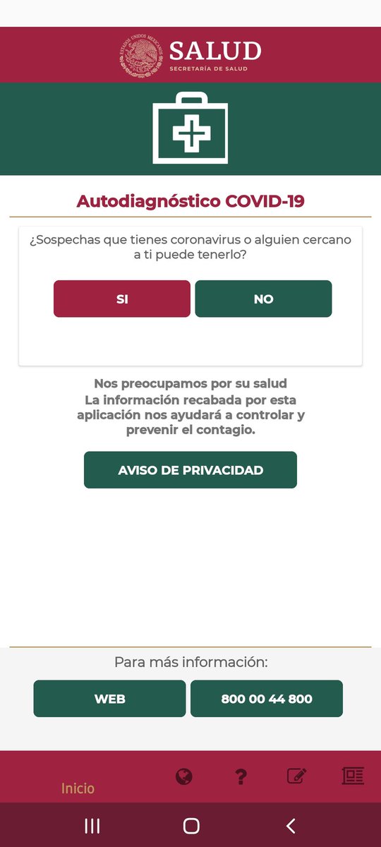 kikesot's tweet photo. Lanzan App Covid19-MX
en ella encontrarás un autotest y un vínculo al sitio web oficial de Covid donde encontrarás material interactivo.
#COVIDー19 
#Tecnología
#InfluencersGfKMéxico
@GfK_Mexico https://t.co/ctjEVJEcoI