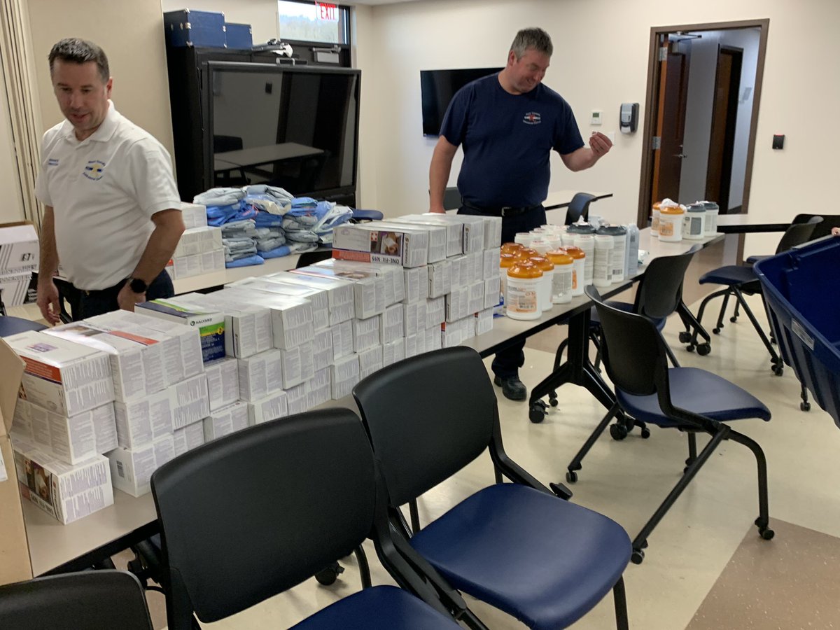 RyanPHarrell1's tweet photo. I am proud of Marsha &amp; Richard Harrell. After being placed under house arrest by their son(he’s a real jerk) they found a way to help and arranged a donation from St. John's Lutheran, to @RockMedics of needed supplies. Their commitment to the community has always been inspiring. https://t.co/QO3unLZ8NX
