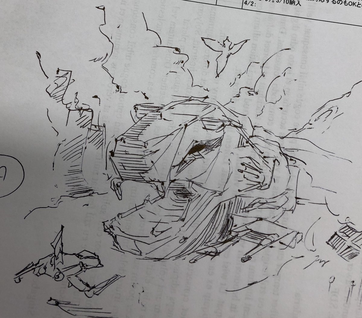 テレワークをされているお客様から有難いお説教を15分も頂きその間に出来た絵です。

何を言われたか覚えてませんが、ご査収下さいネ。 
