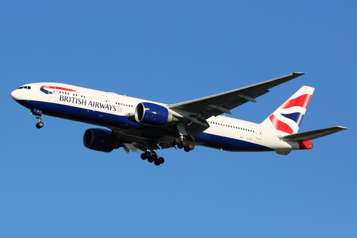 AAAvPhotography's tweet photo. #GVIIH @British_Airways #Boeing #B777-236(ER) landing at @jfkairport #BritishAirways #BA #Boeing777 #avgeek #canonphotography #aaavph https://t.co/FBFhSpMcvk