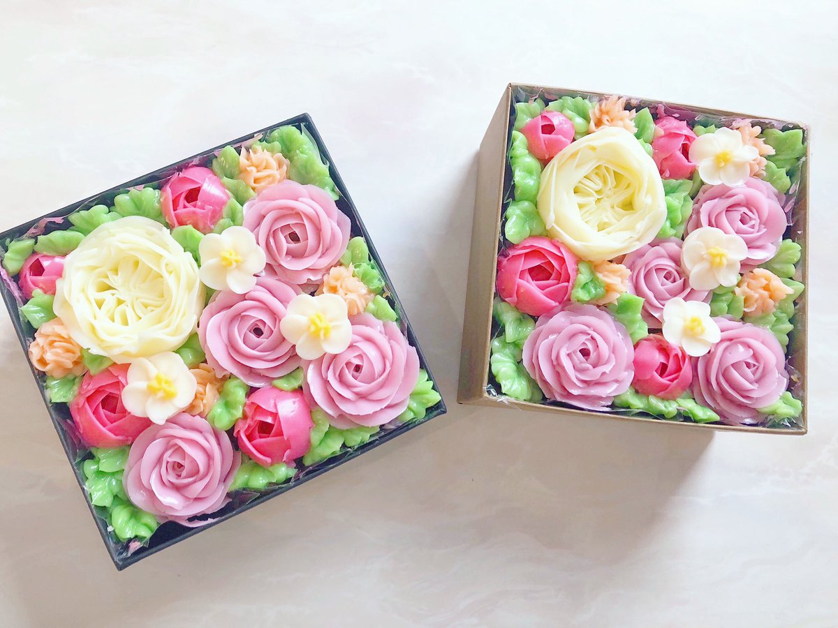 Flower Picnic Cafe Hakodate בטוויטר 函館から各地へ フラワーケーキをお送りしております 食べられる フラワーアレンジメント ボックスフラワーケーキ フラワーボックスケーキ フラワーケーキ