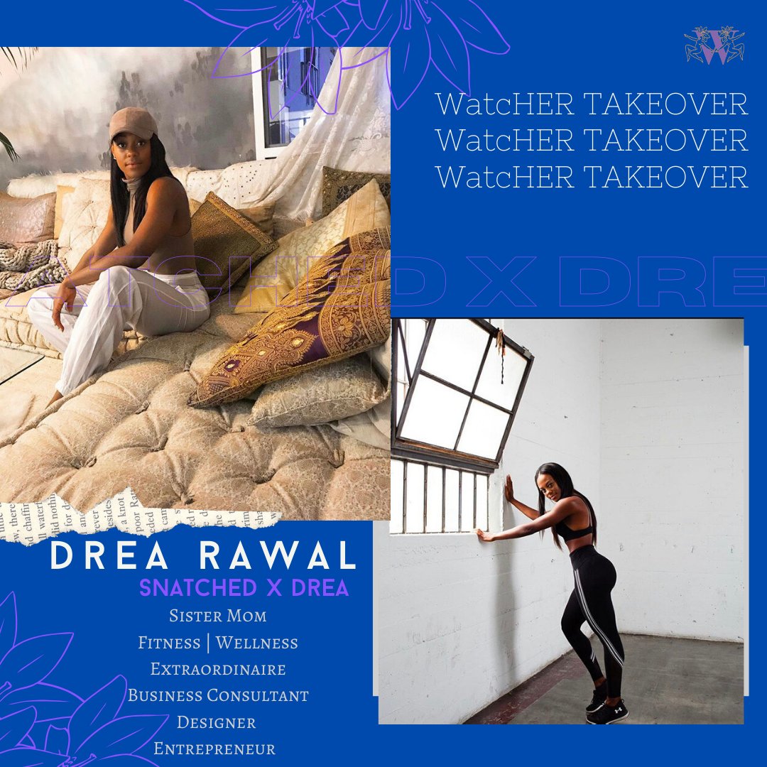 WatcherNetwork's tweet image. We highlighted one of our favorite BusinessownHERS* yesterday! @SnatchedxDrea . . .  a Mogul fr! 

We believe she should be apart of your network &amp;amp; provides free live stream workouts during this difficult time! 

Follow her &amp;amp; @ProjectSnatched to find out more! 

#WatcHERNetwork