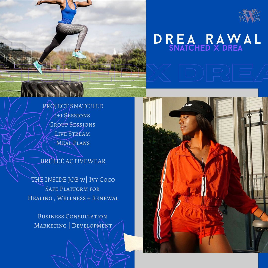 WatcherNetwork's tweet image. We highlighted one of our favorite BusinessownHERS* yesterday! @SnatchedxDrea . . .  a Mogul fr! 

We believe she should be apart of your network &amp;amp; provides free live stream workouts during this difficult time! 

Follow her &amp;amp; @ProjectSnatched to find out more! 

#WatcHERNetwork