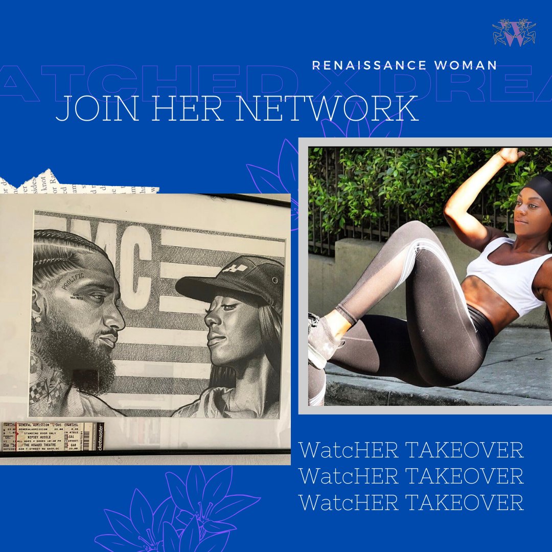 WatcherNetwork's tweet image. We highlighted one of our favorite BusinessownHERS* yesterday! @SnatchedxDrea . . .  a Mogul fr! 

We believe she should be apart of your network &amp;amp; provides free live stream workouts during this difficult time! 

Follow her &amp;amp; @ProjectSnatched to find out more! 

#WatcHERNetwork