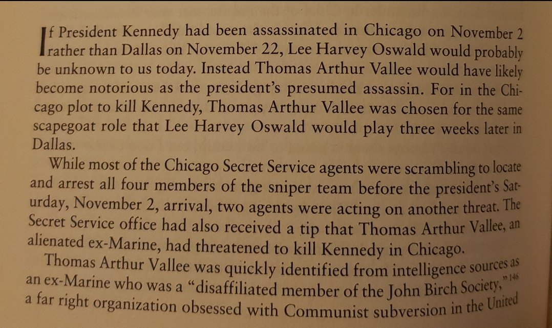 They had a patsy ready - Thomas Arthur Vallee, an ex-Marine (like Oswald), a loner (like Oswald) w/ connections to Cuban expats (like Oswald). He was also drove a car whose license plate didn't come up in regular police searches - only the FBI could access its registration info