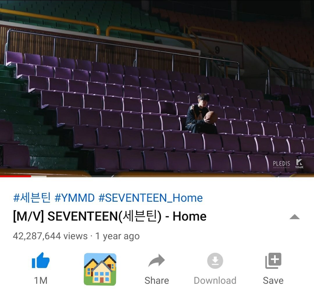 SEVENTEEN MVs View Count(as of 04022020)Home - 42,287,644  @pledis_17  #SEVENTEEN