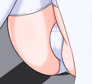 それはそれとしてこんな感じの体育座りから見えるお股が大好きです。 