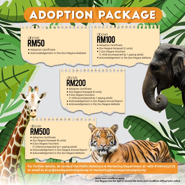 ATEEZMYUnion's tweet photo. [PROJECT]
Seonghwa’s Birthday Project

We are pleased to announce a collaboration with @AtinyCharity to adopt an animal in Zoo Negara! 
For further info, please refer the link below! 

Link: https://t.co/wXMxYhjRyj 

Dm for inquiry-Admin 🍁
#AteezMyUEvent #ATEEZ #SEONGHWA #ATINY https://t.co/ECV2TGv1PX