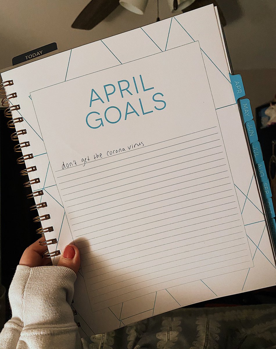 happy april everyone!!! what are your goals for this month? ✨🌸