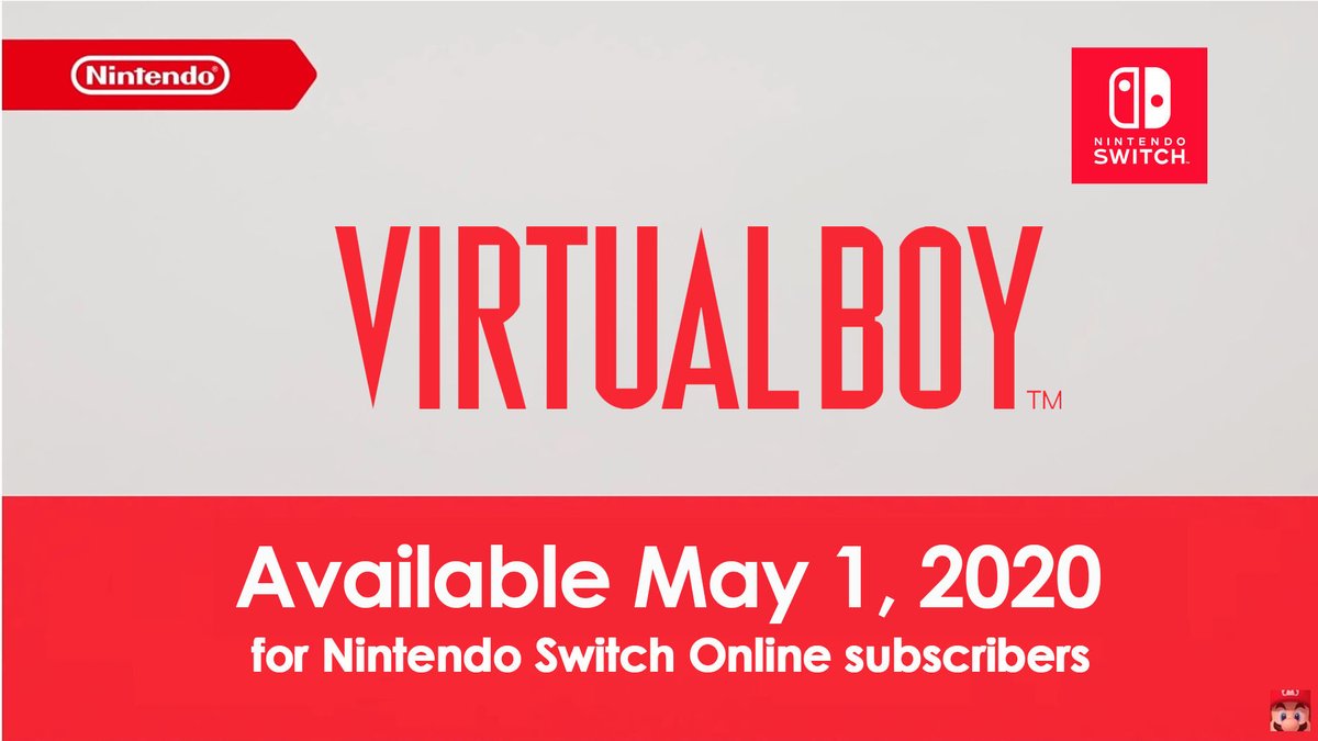 Next month, we’re adding new games to the Nintendo Switch Online Library.  

You can now play all Virtual Boy game titles!  
Think you can handle it?