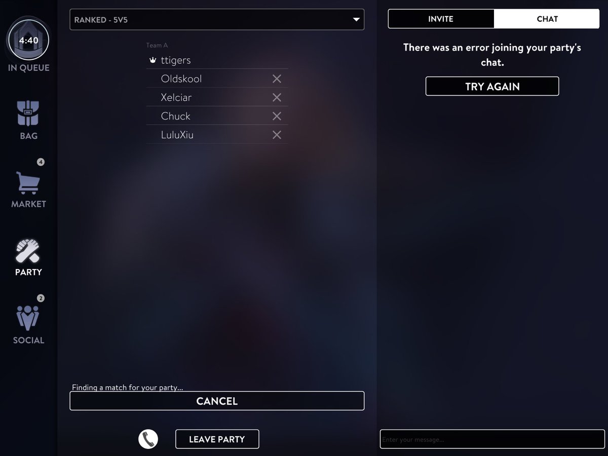 _ttigers's tweet image. Managed to convince @VG_Chuck to get on for one last game. 😭