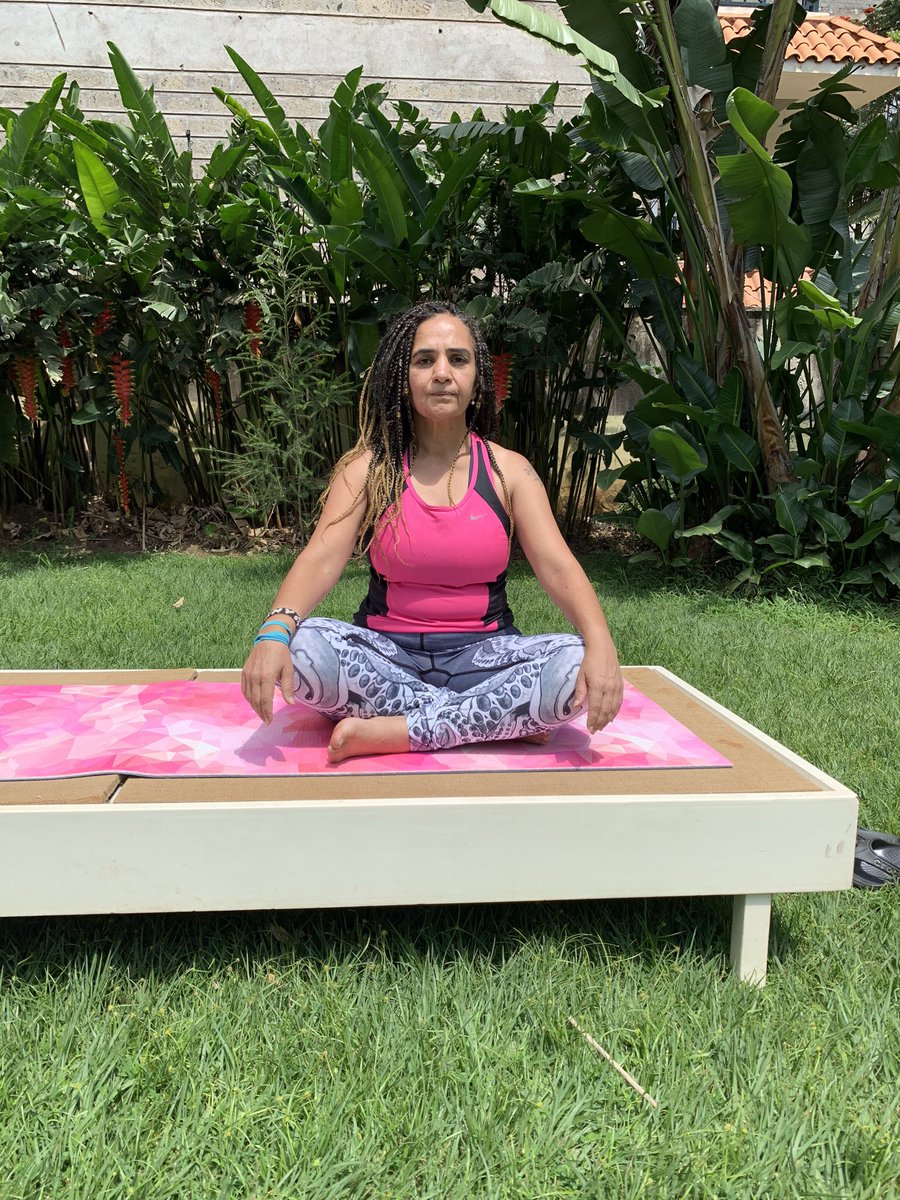 HonBirdi's tweet image. With practise, you too can work on your flexibility from home. Join our zoom classes to start. All classes are beginner classes. #LockinKe #stayhomesavelives. #hotyoganairobi