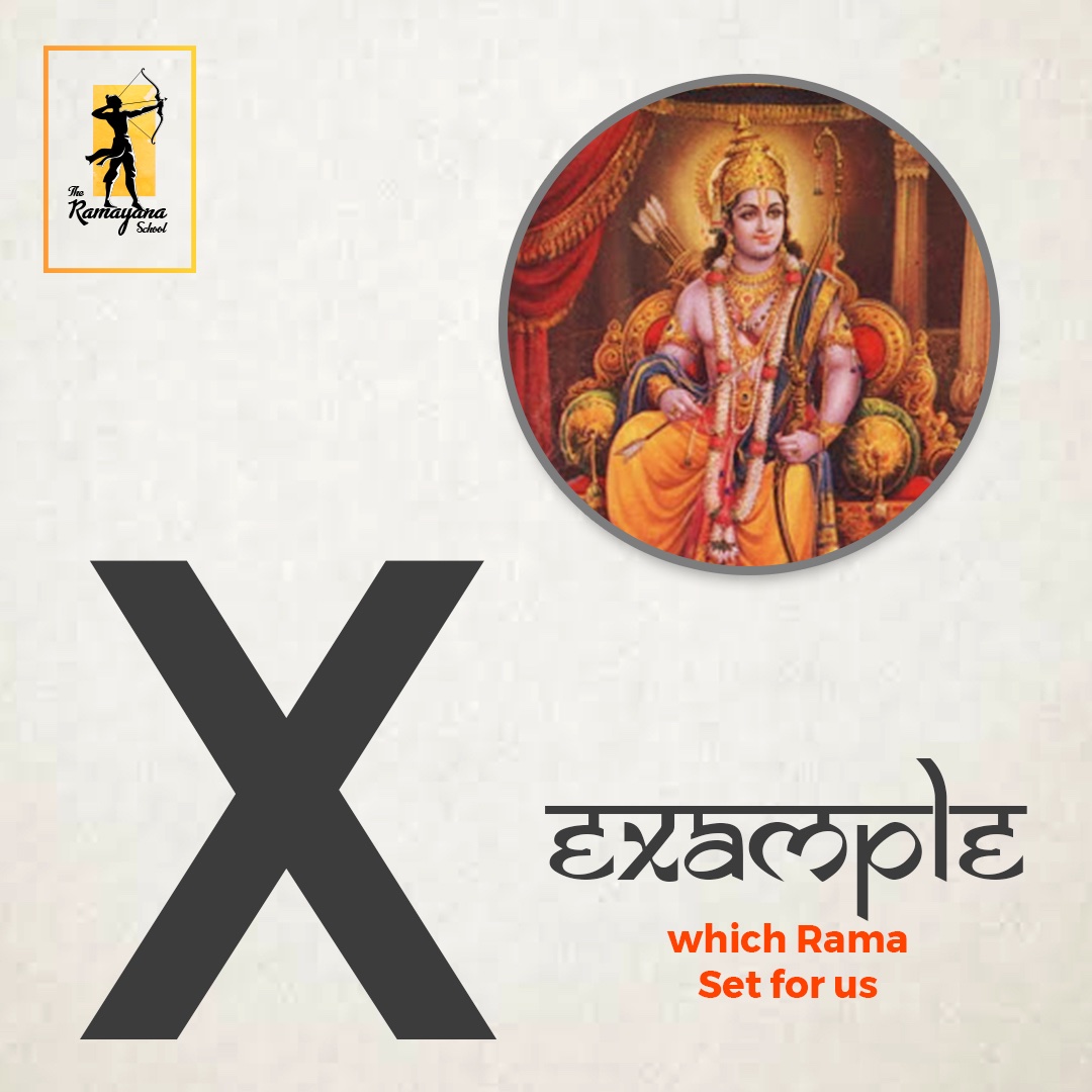 Teach kids ABCD, the Ramayana Way !Now X is not only for X-mas, X is also as in eXample, which Lord Rama set for usSource: @RamayanaSchool  #Ramnavmi  #राम_नवमी  #HappyRamNavami